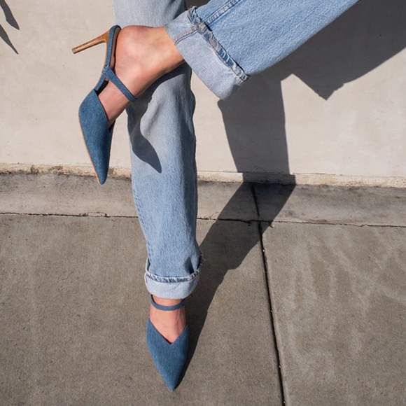 Dolce Vita Shoes - (NWT) Dolce Vita - Kanika Denim Heels Size 7